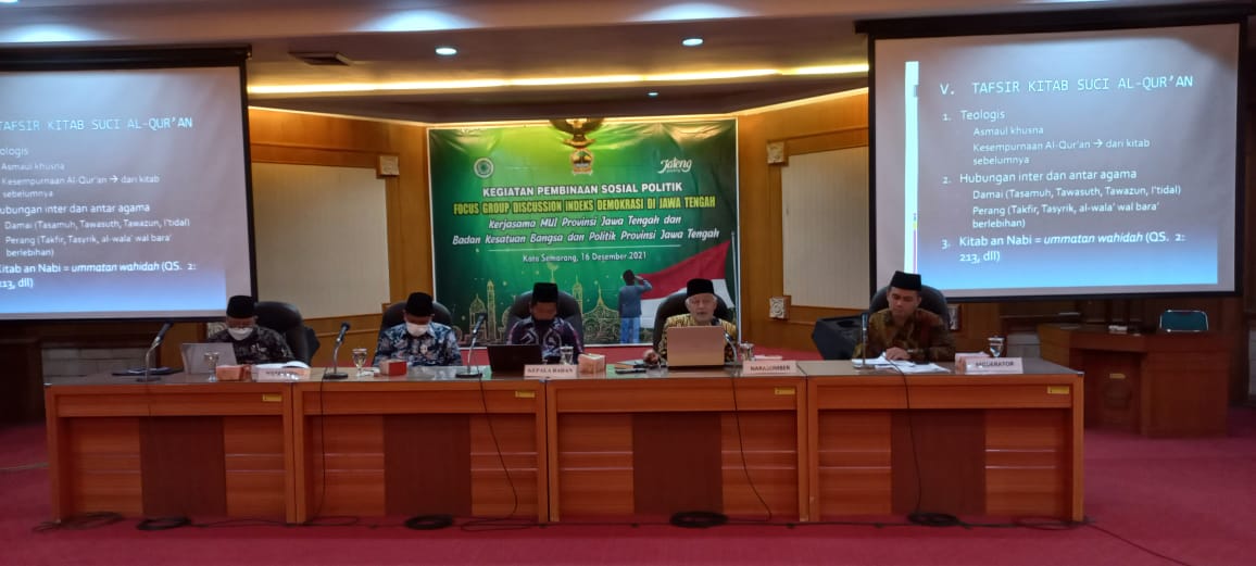 MUI Gelar Focus Group Discussion Tentang Indeks Demokrasi